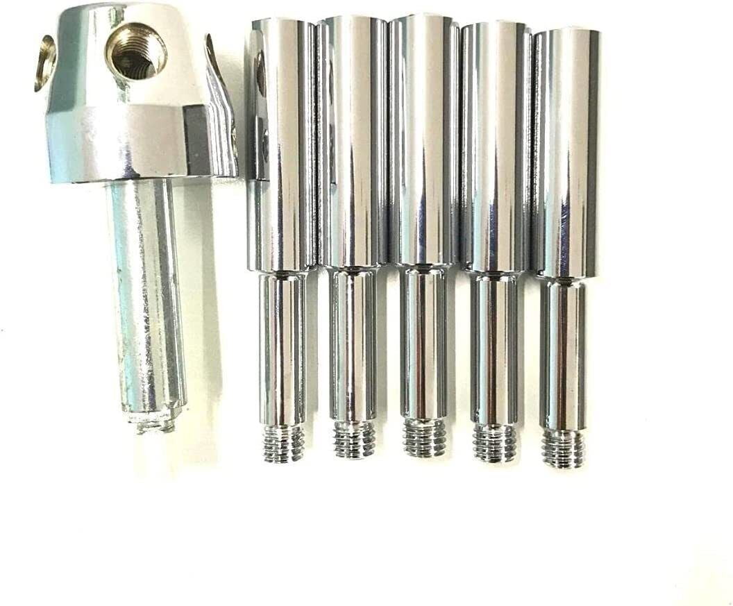 5 Spoke Gun Safe Handle Round Shaft Gun Safe Handle With Chrome Finish Safe Box