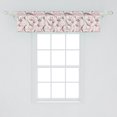 thumbnail image 2 of Ambesonne Mid Century Window Valance, Modernist Geometric, 54" X 12", Pale Pink Beige Grey, 2 of 3