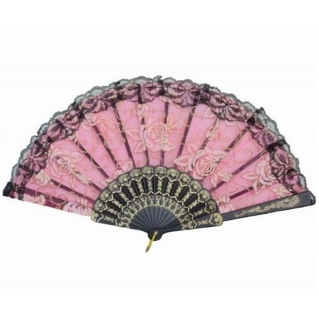 

Panda Superstore PS-HOM3735081-SUE00546-BK 9 in. Red Creative Simple Dancing Fans Gift Folding Elegant Summer Fan