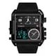thumbnail image 1 of Reloj Impermeable For Hombre Con Correa Cuadrada Grande, 1 of 7