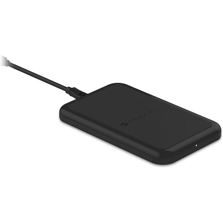 mophie Charge Force Wireless Charge Pad - Qi Wireless Charging for Apple iPhone X, iPhone 8, iPhone 8 Plus, and Qi Enabled Smartphones and juice packs - Black