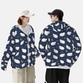 thumbnail image 4 of Fotbe Cute Sheep 1 Chaqueta con Protección Solar UPF 50+ para Hombre y Mujer, Camisa con Capucha y Bolsillos-X-Large, 4 of 7