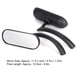 thumbnail image 5 of Motorcycle Rearview Mirror, Motorcycle Mirror Adjustable  For Reduce Blind Areas For Honda Shadow 600/750/1100 ACE ANGGREK Door Mirror, 5 of 8