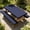 Gray, variant on Patio Counter and Seat Wrap Set Waterproof Outdoor Furnishings Protector for Picnic Tables with Paired Seat Covers All Weather Sturdy Camping and Backyard Use