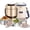 67 oz Gold, variant on 67oz Upgraded for Hot , 3-Layer Stackable , Soup Jar with Insulated Bag, Ideal for Office, Outdoor Meals, and Various Occasions (67 oz )