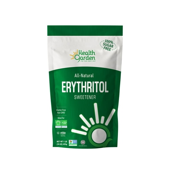 Health Garden Erythritol Sweetener 453 g - Zero-Calorie, All-Natural Sugar Substitute