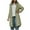 Quilted Jacket - Army Green, variant on Long Quilted Jackets for Women Full Zip Hooded Padded Coat Casual Loose Knee Length Coats Fall Winter Lightweight Warm Outerwear with Pockets