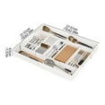 thumbnail image 2 of Retractable Kitchen Storage Drawer Organizer - Detachable Partition Tray for Utensils, Spices & Cutlery - Space Saving Countertop & Cabinet Organizer Box, 2 of 2