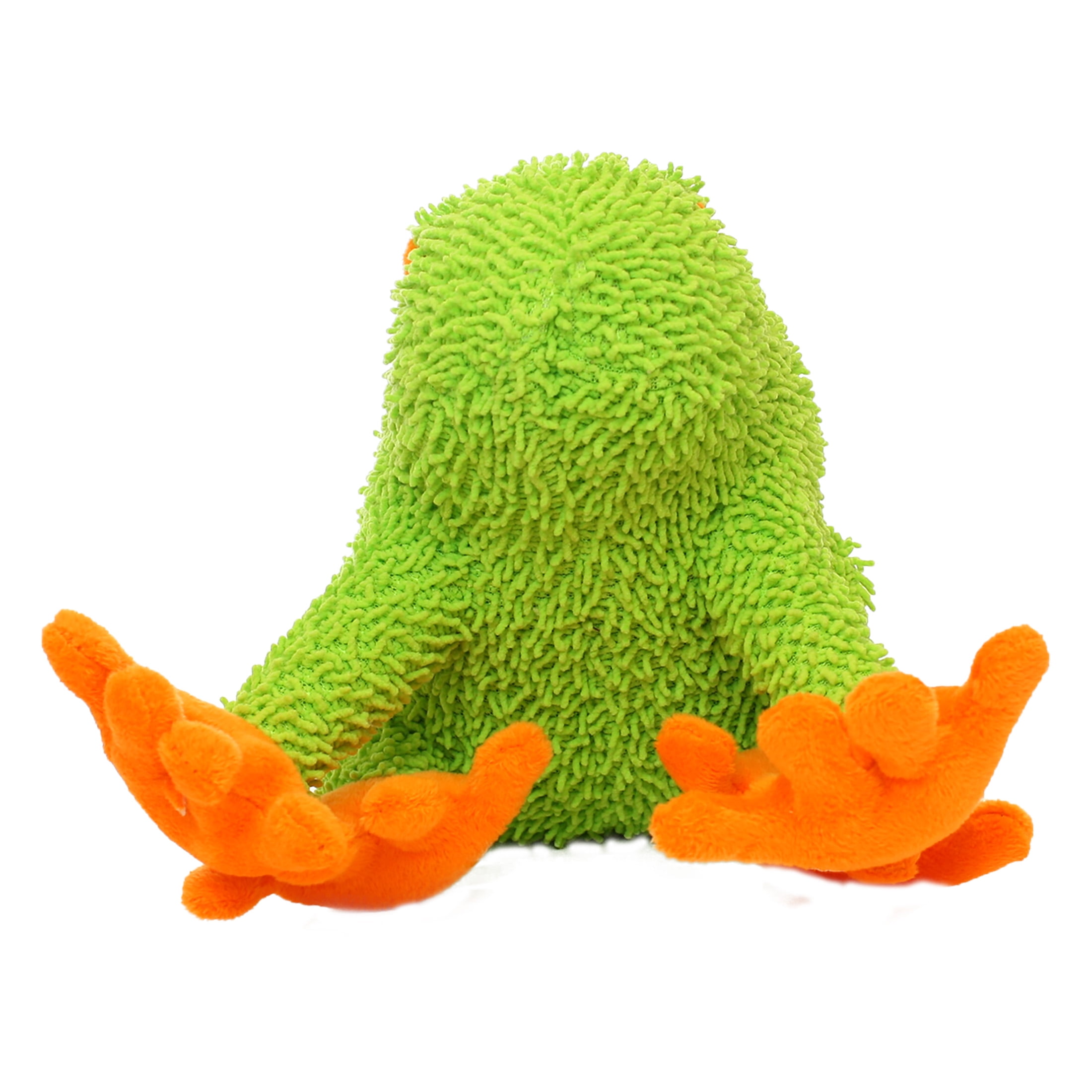 Mighty Microfiber Frog Durable Plush Squeaky Dog Toy
