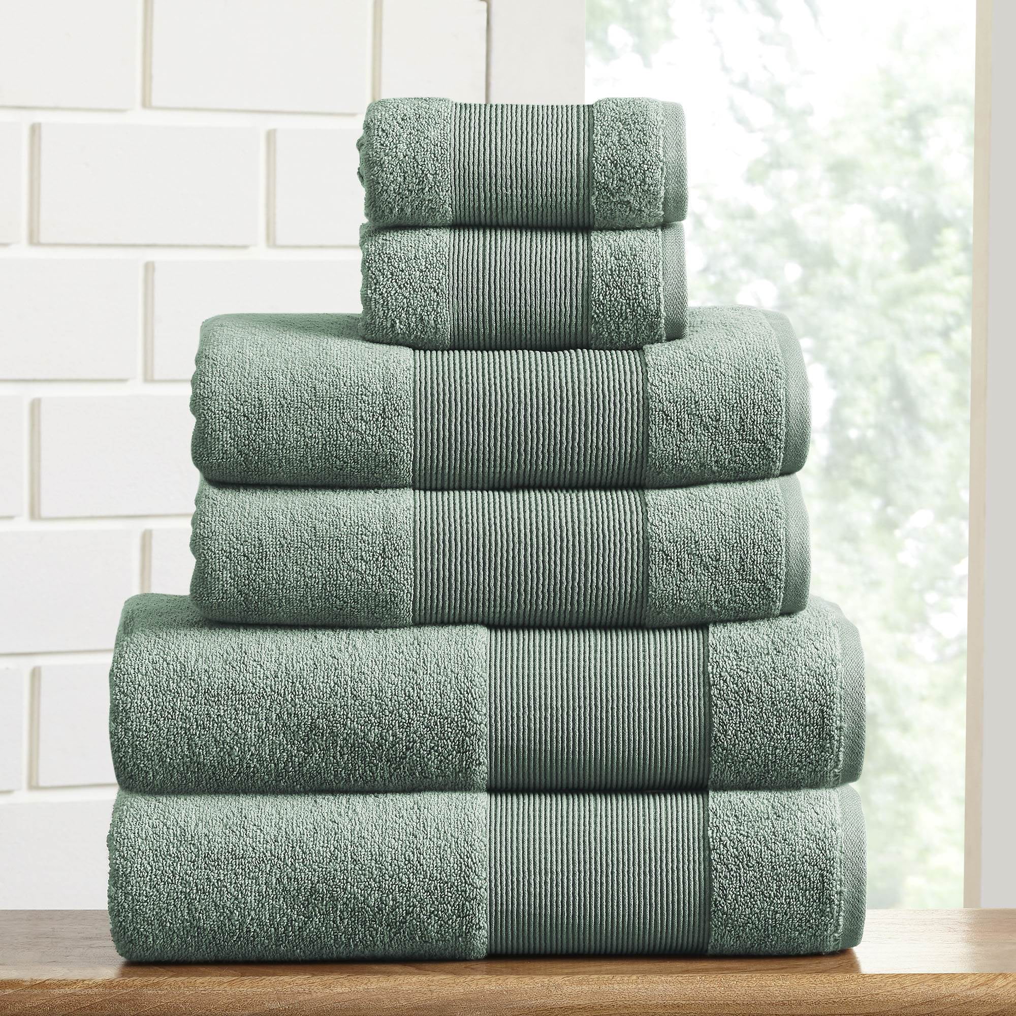 new & unused 24x48 6 pack white hotel quality bath towels 100% cotton 6 lb 