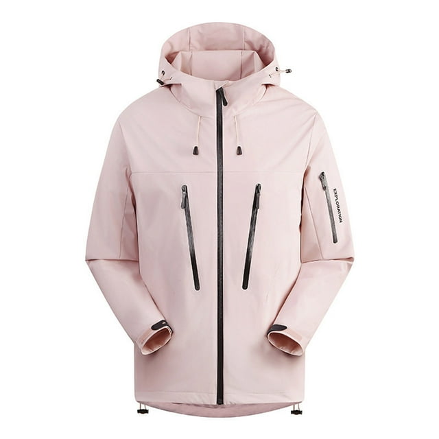 Styesk Jackets for Men Men's Spring And Charge Coat Thin Outdoor Mountaineering And Riding Windproof Work Coat