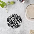 thumbnail image 4 of BaHomeck Drink Coasters Set of 4 with Holder zebra skin pattern Water Absorbent Ceramic Coasters Tabletop Protection,Suitable for Various Cup ,Home Decor, 4 of 4