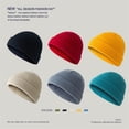 thumbnail image 2 of Qarigey Gorro de punto, gorro de lana, gorro cálido, mano de obra fina, transpirable, Unisex, para hombre, suave, lavable, para exteriores, suministros Sombreros Azul pavo real/M, 2 of 6