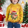 thumbnail image 2 of Landzoo Toddler Boys Fleece Hoodies Graphic Print Long Sleeve Fall Winter Comfortable Sweatshirts For Boys Size 4-5 Years, 2 of 5
