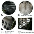 thumbnail image 3 of Designart "Stalking Leopard In The Jungle" Animals Leopard Floater Framed Wall Art Living Room, 3 of 5