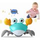 thumbnail image 1 of Krypande Krabba Babyleksak för 3-12M, Sensorisk Magtid & Lärande Krypleksak med Ljus & Ljud, 1 of 5