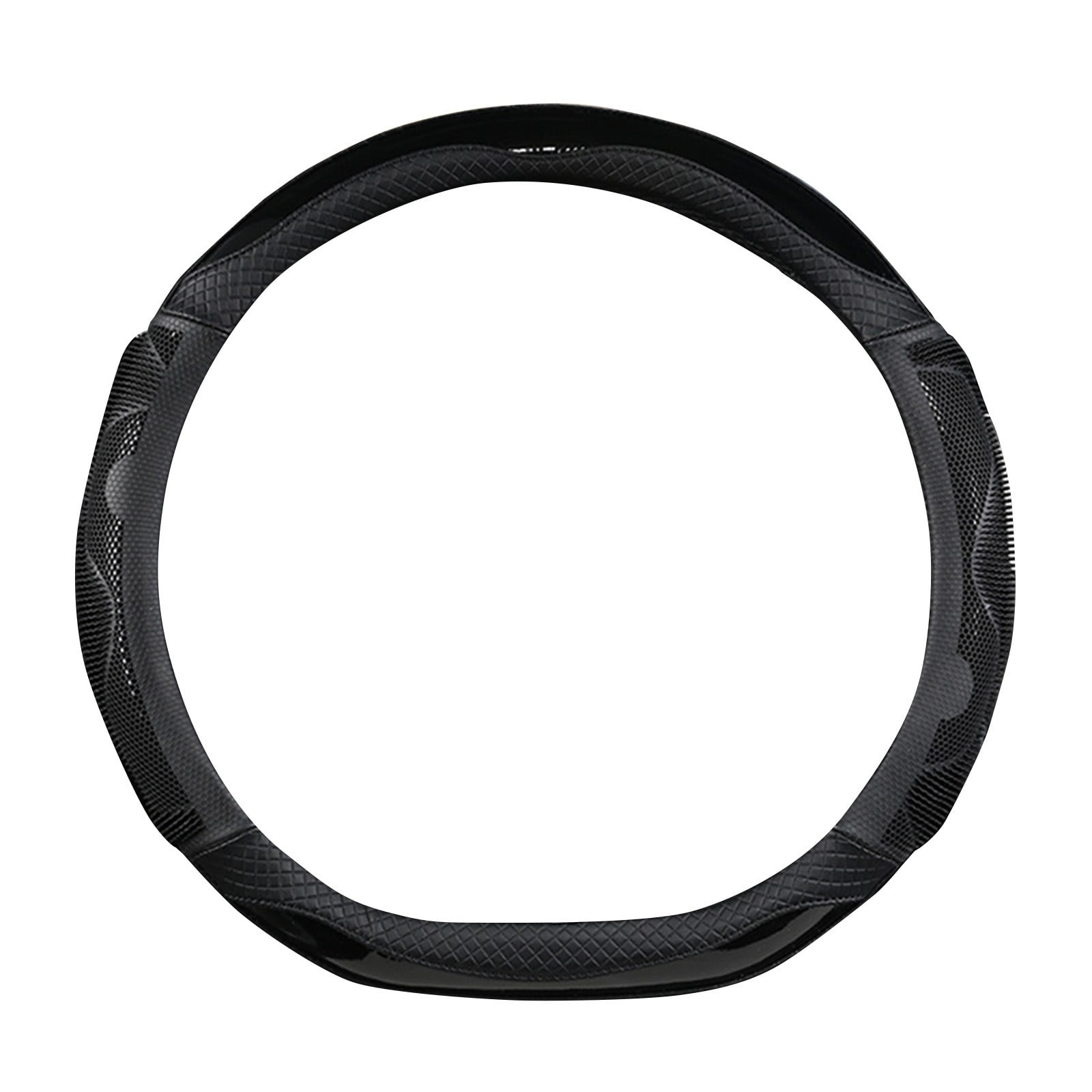 Jacenvly Car Accessories for Women Car Steering Wheel Cover Honeycomb Fashion Men and Women Available Handlebar Cover Christmas Decor