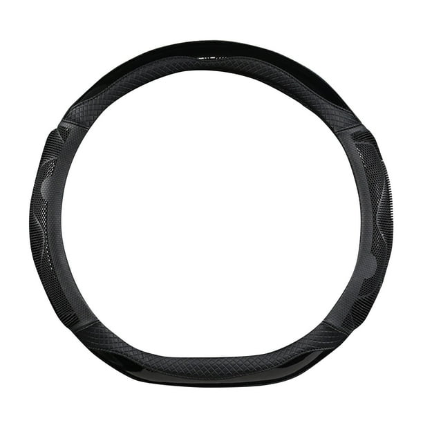 Pisexur Accesorios para coches, Electrónica para cochesFunda para volante de coche con diseño de panal, disponible para hombres y mujeres. Funda para manillar de coche.