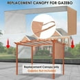 thumbnail image 2 of Pergola Replacement  Cover with Fixation Strap  Waterproof  Top for Outdoor Home Shade Structure New, 2 of 5