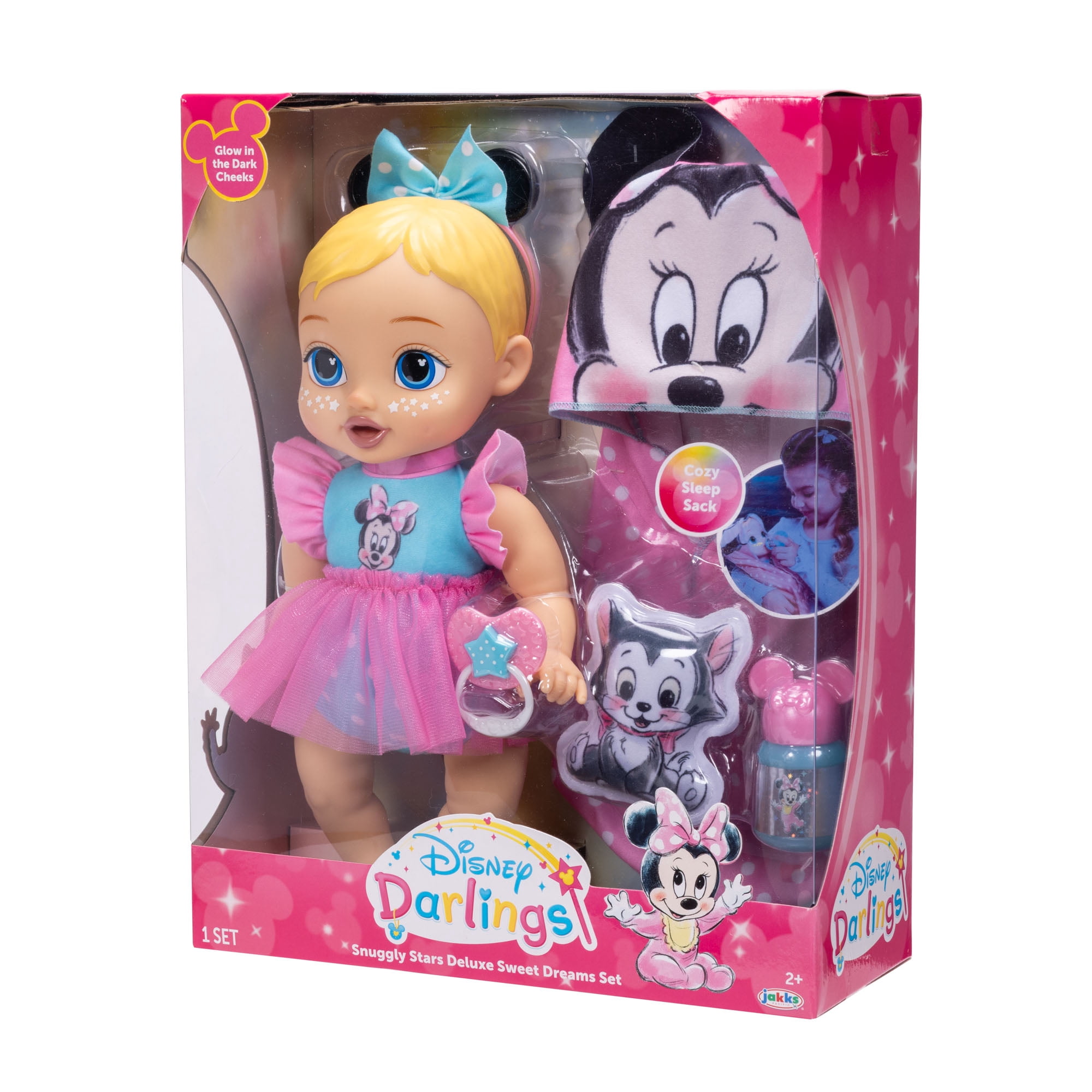 DISNEY DARLINGS SNUGLY STARS MINNIE DOLL
