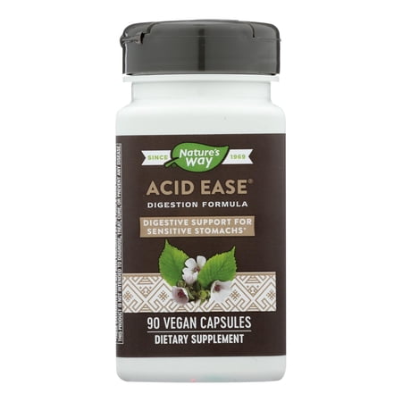 Enzymatic Therapy Acid-Ease Digestion Support Capsules For Sensitive Stomachs, 90 Ct