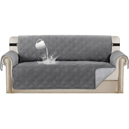 100 Waterproof Couch Cover Quilted Sofa Protector Covers For 3 Cushion Gray Dogs Furniture Non Slip Pets 68 Canada Waterproof Couch Cover Quilted Sofa, Gray Sofa Chair Covers
