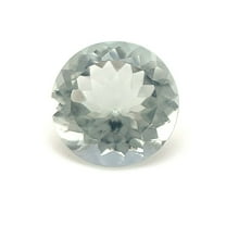 Certified Genuine 1.75 Carat Green Amethyst Round Shape Brilliant Cut 8 mm Loose Gemstone February Birthstone