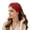 Red, variant on Fgnfyis Knotted Headband for Women Korean Style Pleated Headband Washing Face Bathing Makeup Stretchy Bandana Hair Bandana Light Pink1_001 One Size