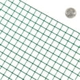 thumbnail image 2 of Fencer Wire 19 Gauge Green Vinyl Coated 1/2 Hardware Cloth Vegetables Garden Rabbit Fencing Snake Fence for Chicken Run Critters Gopher Racoons Opossum Rehab Cage Wire Window (24" x 96"), 2 of 6