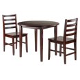 thumbnail image 1 of Winsome Clayton 3-PC Set Drop Leaf Table with 2 Ladderback Chairs, 1 of 9