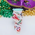 thumbnail image 4 of 2.5" Mardi Gras Crawfish Ribbon: White (10 Yards), 4 of 5