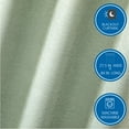 thumbnail image 2 of Mainstays 4 of a Kind Blackout Curtain Panels, Set of 4, Green, 28" W x 84" L, 2 of 8