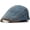 Denim Blue, variant on Mens Herringbone Tweed Newsboy Cap Flat Ivy Hat Adjustable Cabbie Cap for Women