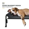 thumbnail image 3 of Veehoo Cooling Elevated Dog Bed, Chew Proof Dog Cot with Washable Mesh, X-Large, Black, 3 of 11