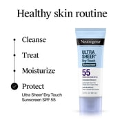 Neutrogena Ultra Sheer Sunscreen SPF 55 Body Sunscreen Lotion, Travel Size Sunscreen, 3 fl oz