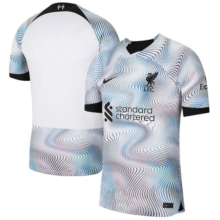 UPC 196148413809 product image for Men s Nike White Liverpool 2022/23 Away Breathe Stadium Replica Jersey | upcitemdb.com