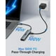 thumbnail image 5 of Hub USB C Acer 5 en 1 con HDMI 4K, suministro de energía de 100 W, 3 USB A, 5 of 9