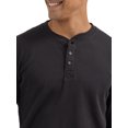 thumbnail image 3 of Wrangler® Men's Long Sleeve Henley Shirt, Sizes S-3XL, 3 of 3