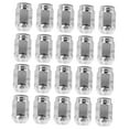 thumbnail image 5 of FRCOLOR  20 Pcs Solid Car Wheel Nut Screw Bolt Rim Covers Hub Silver, 5 of 8
