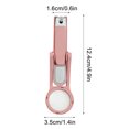 thumbnail image 2 of Glass Nail Clippers Stainless Steel Pliers | Ergonomic Rotating Grip | Precision Trimming | Rustproof Durable Nail Scissors | Splash Guard Cover | Single Piece | for Home Manicure, 2 of 9