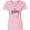AD-Pink, variant on Inktastic Its Home- State of Texas Outline Distressed Text Women's V-Neck T-Shirt