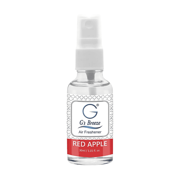 G's Breeze Red Apple Air Spray – Crisp, juicy apple scent that refreshes and brightens any space with long-lasting fruity freshness.