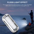 thumbnail image 5 of 2 piezas 27 LED Luz de popa de barco de acero inoxidable Luz subacuática pontón Luz impermeable para barco, rojo, 5 of 5
