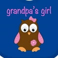 thumbnail image 4 of Inktastic Grandpa's Girl Owl Girls Baby Bib, 4 of 4