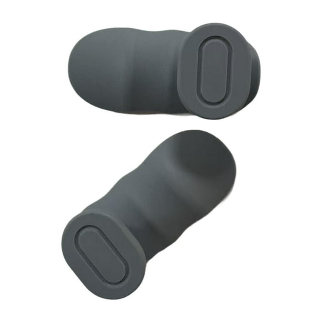 1 par de empuñaduras de levantamiento de pesas empuñaduras de entrenamiento portátiles para hombres mujeres protector de mano flexible empuñaduras de Gris