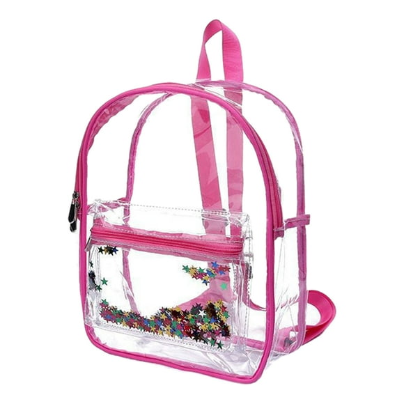 Minnieouse Bolsa de hombro transparente impermeable de PVC - Para actividades al aire libre y viajes Bolsa de PVC transparente Organizador naranja Type3 NO3