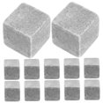 thumbnail image 4 of WRISTBIQUE 12Pcs Beverage Cooling Stones Grey Marble Reusable for Whiskey Lovers and Adults Gifting, 4 of 8