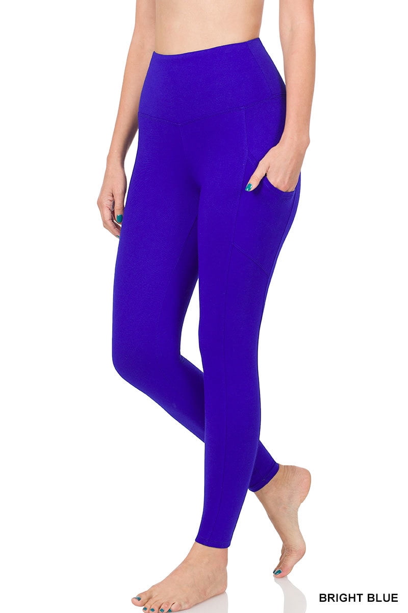 Women & Plus Soft Wide Waistband Active Fitness Leggings(S-3X) with Pockets  - Walmart.com