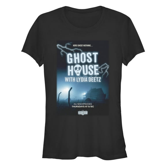 Junior's Beetlejuice Beetlejuice Here Ghost Nothing Poster  Graphic T-Shirt