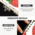 thumbnail image 3 of FORMRS 1-Subject Spiral Notebook 8" x 5" College Ruled 60 Refillable Sheet A5 Hard Cover, Strawberry, 3 of 7